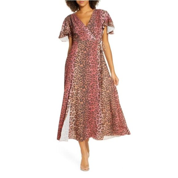 French Connection Dresses & Skirts - French Connection Annalia Faux Wrap Maxi Dress